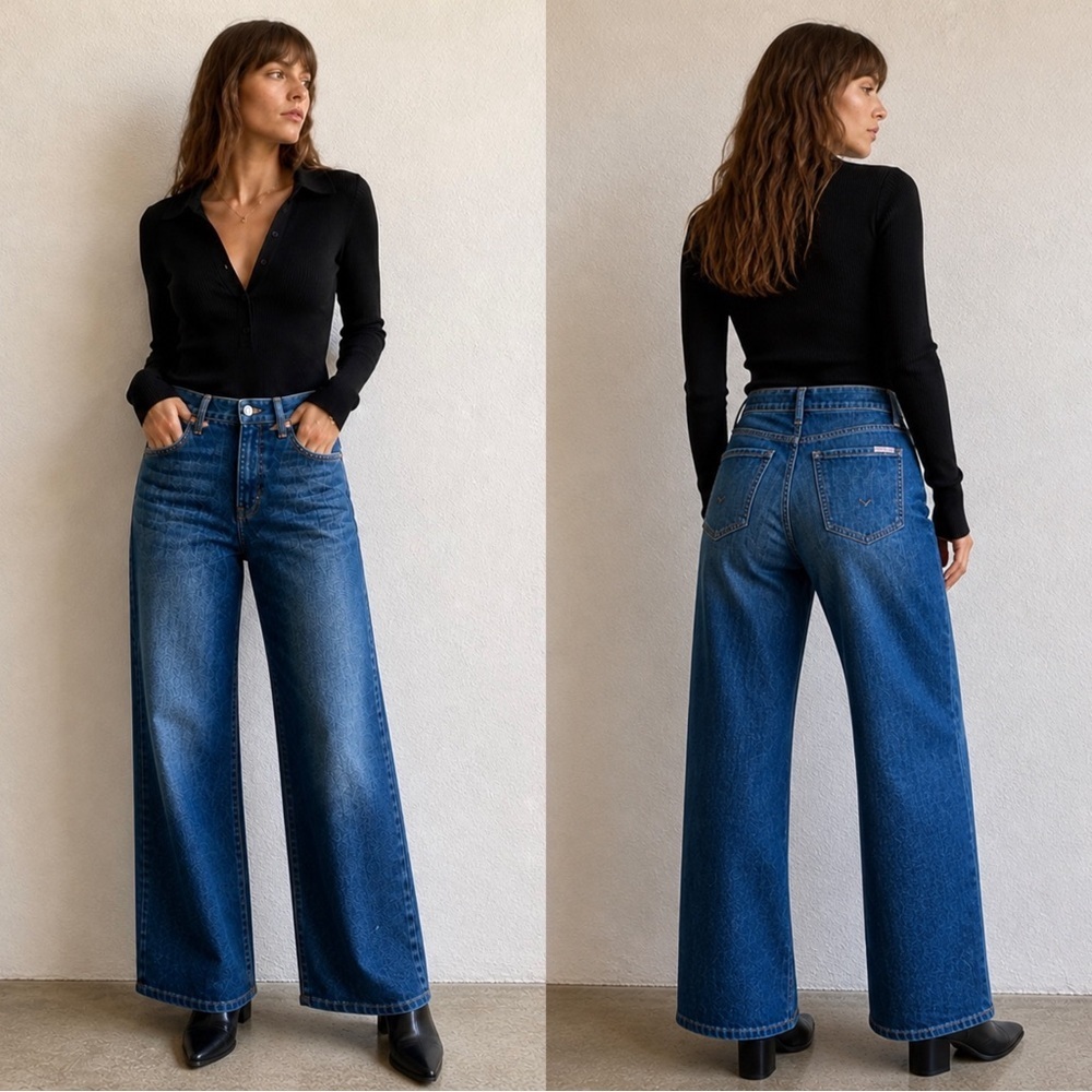 HUDSON Rosalie High Rise Wide Leg Jeans - Picture 1 of 10